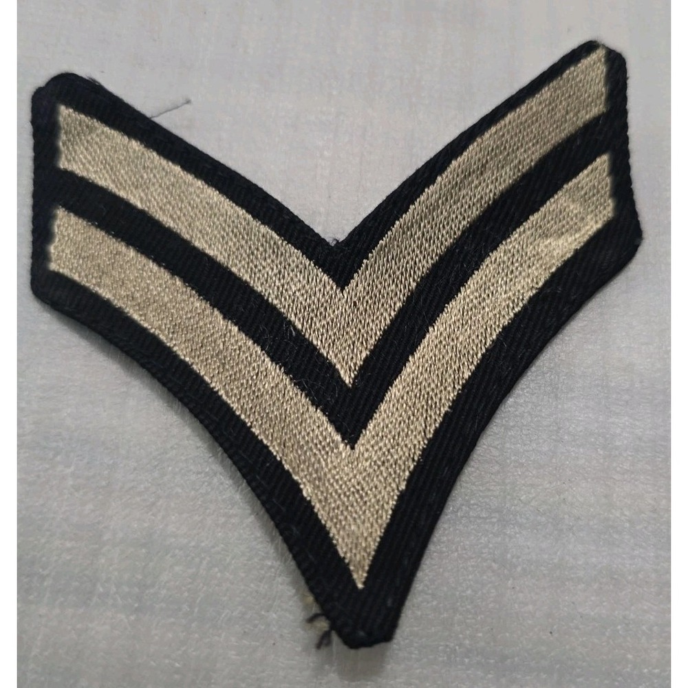 World War II Corporal Rank Insignia Patch